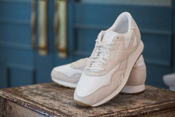 メゾンキツネ 限定 リーボック CL NYLON クラシック ナイロン ホワイト ヌバック 26.0㎝ 新品