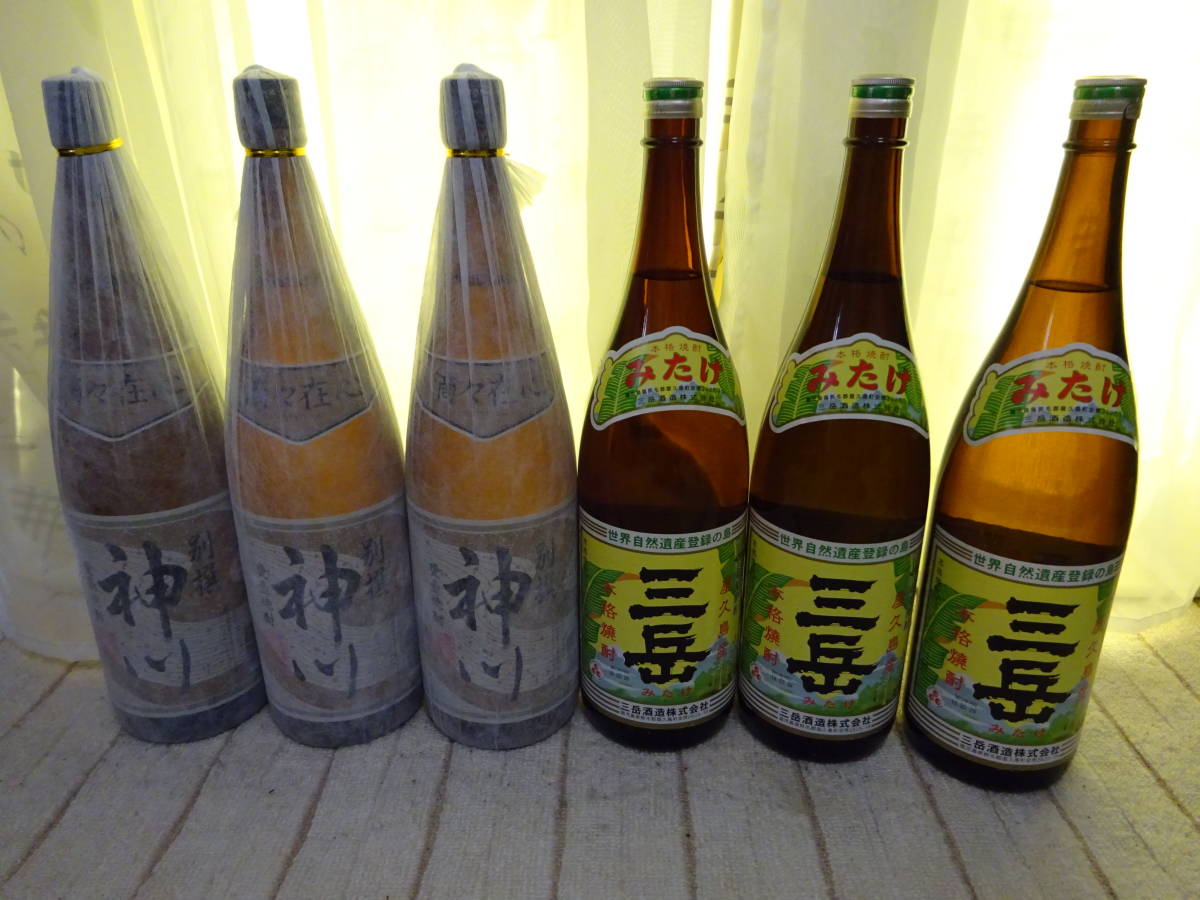 三岳 1800ml | 芋焼酎 芋 ×各3本 酔ふよう・三岳 プレミアム三岳