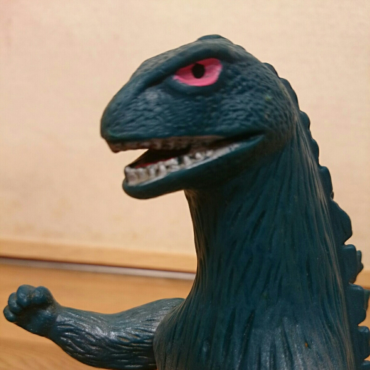 当時物】ブルマァク ゴジラ ソフビ 高さ22cm 記名無し ブルマァク 