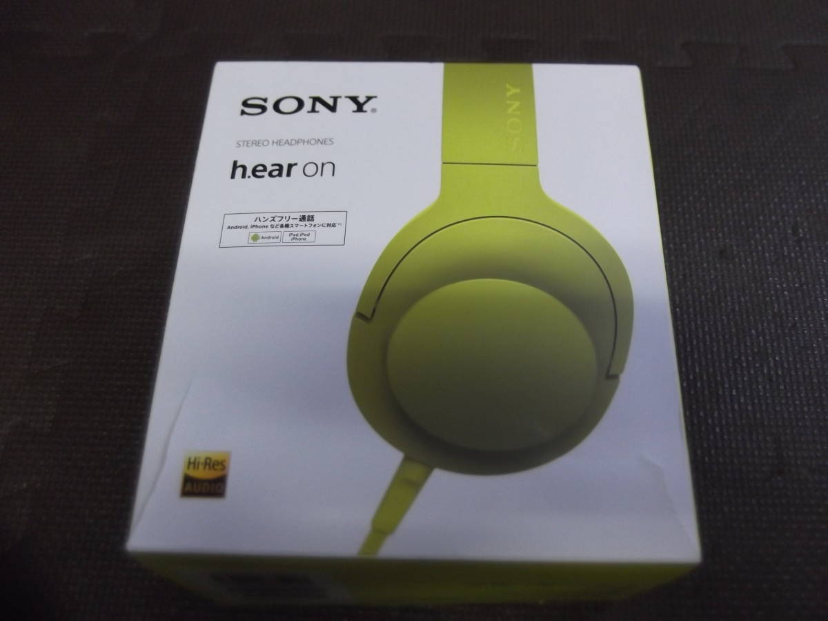 SONY h.ear on MDR-100A ライムイエロー 中古品 [YU2109] 【公式通販】