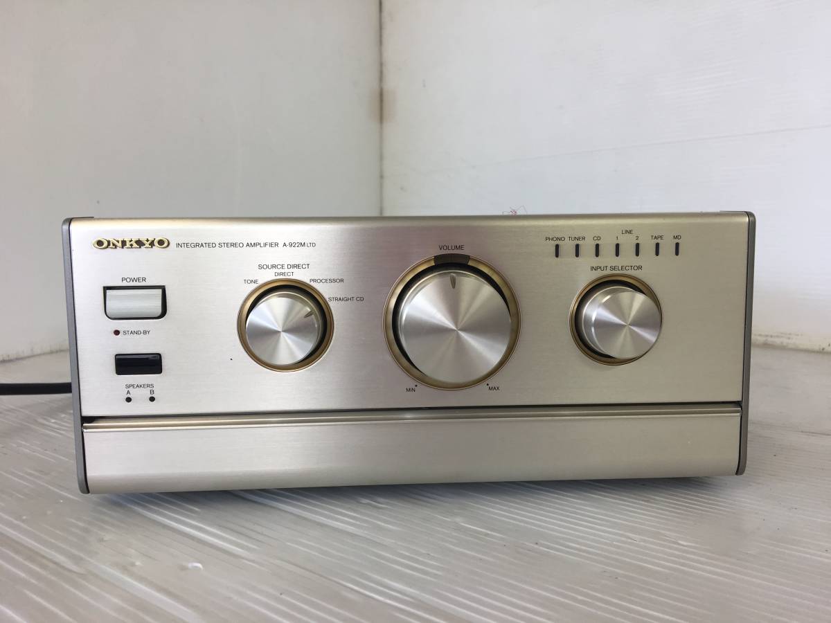 ♪ONKYO ステレオアンプ A－922M LTD動作美品【04】♪ 【公式