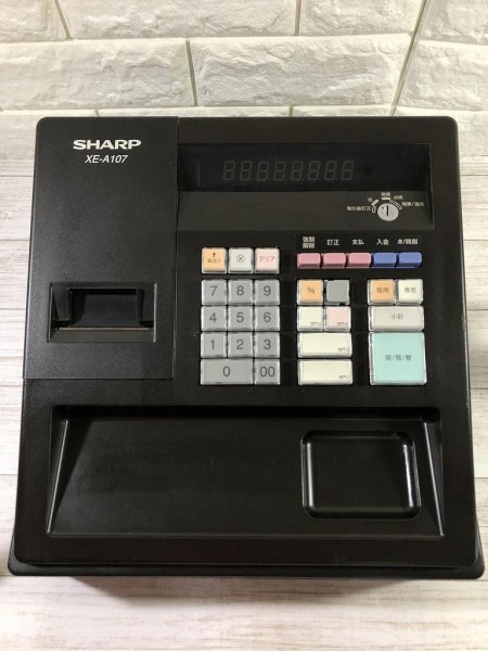 美品】SHARP（シャープ）☆レジスター☆XE-A107☆簡単操作☆小規模店舗