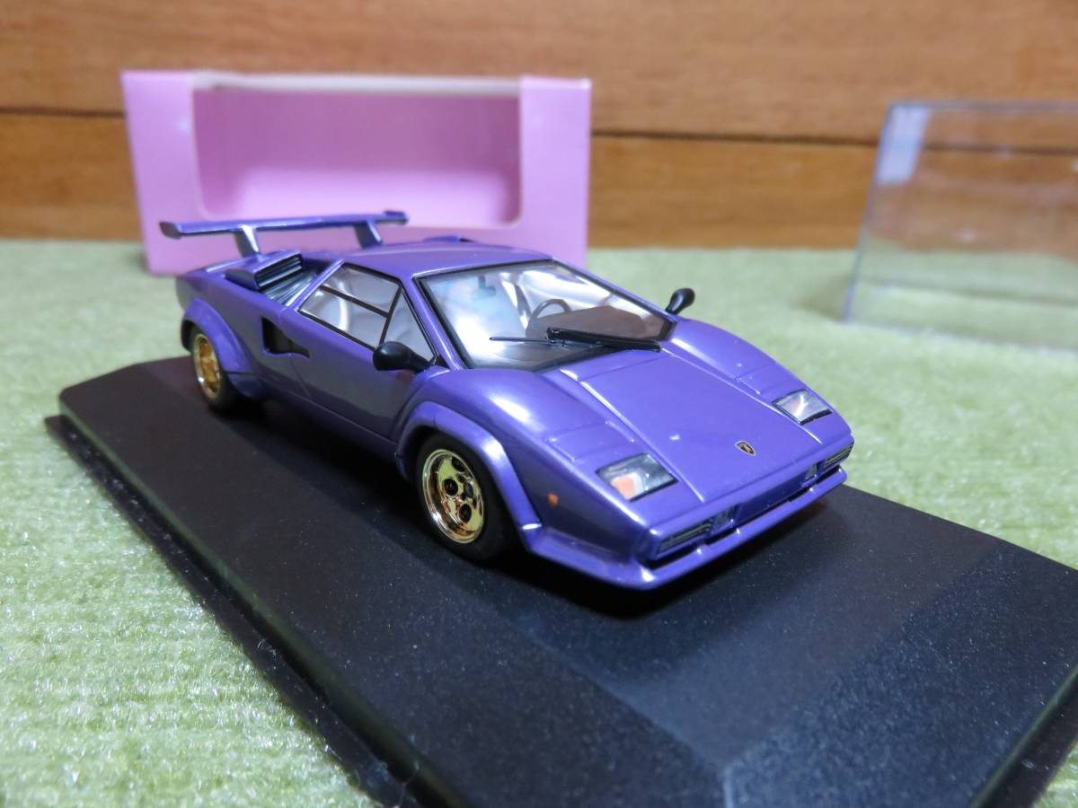 Zi-l特注 ランボルギーニ カウンタックLP500S メタリック パープル 1