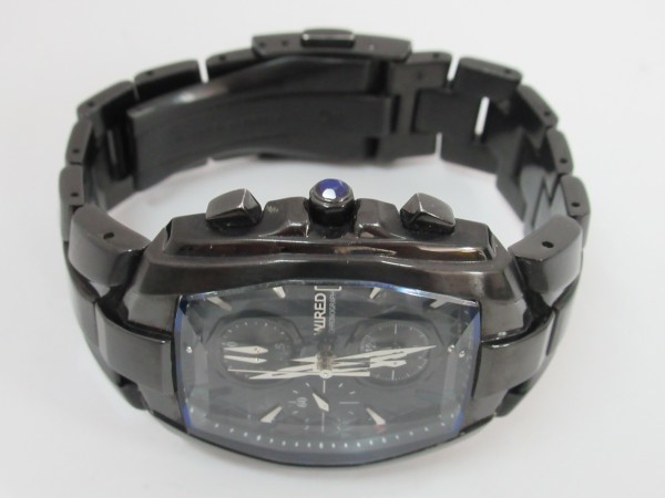 動品】SEIKO WIRED 7T92-0HT0 ワイアード クロノグラフ カレンダー 