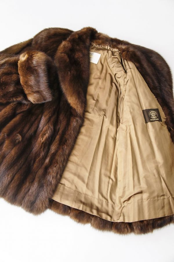 SOBOL ロシアンセーブル ファーコート RUSSIAN SABLE 毛皮 M5470 