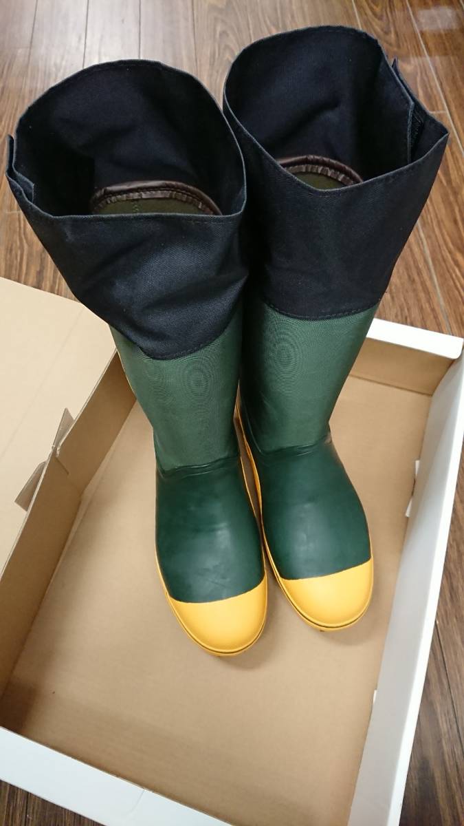 ミツウマ 岩礁 75NS ベクトラン入り 27.0㎝ 濃グリーン 箱入り未使用品 
