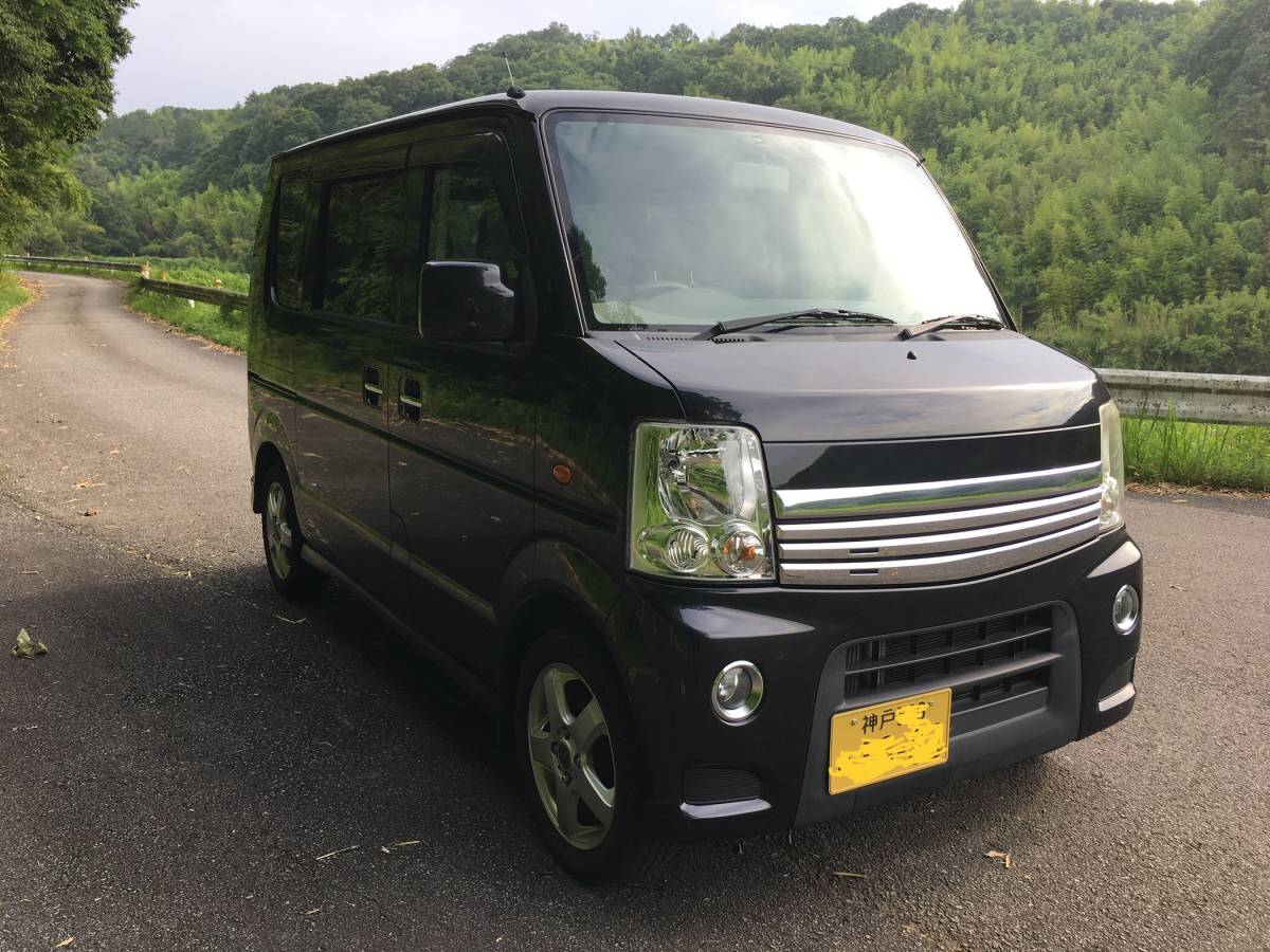 送料無料，大得価 エヴリィワゴン の黒 6万キロ PZターボスペシャル 両側パワスラ オートステップ 車検満タン 内外装美 地デジナビ 現状(エブリイワゴン)｜売買されたオークション情報、yahooの商品情報をアー エブリイワゴン