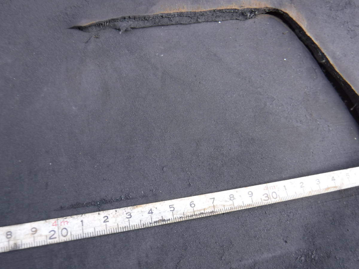 №085　泥除け　ゴム　ゴムマット　シート　幅580㎜　糸入り頑丈　厚み7㎜　コンベアベルト　防じんタレゴム　防水処理　防舷材　当てゴム_8