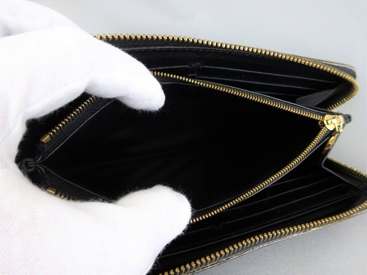本物□ルイヴィトン□スハリレザー/ノワール□ジッピーウォレット
