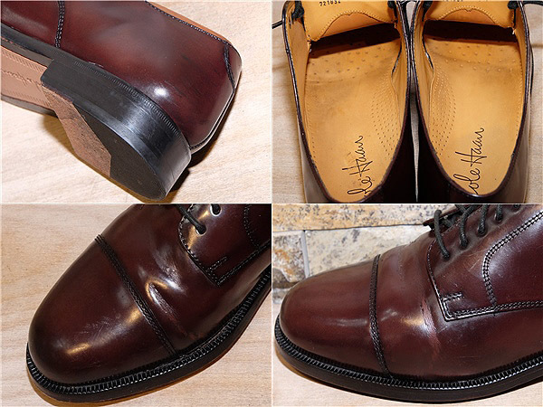 コールハーン/COLE HAAN/ストレートチップドレス/赤茶/25，5cm/US7，5D/8D7BD34 | メンズ COLE マリンブルー ダークコーヒー コールハーン（ブランドコールハーン・チップ
