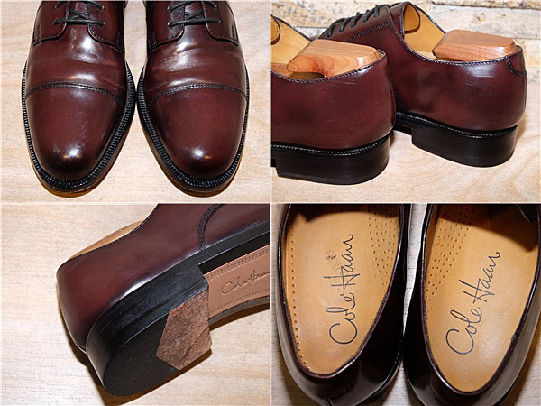 コールハーン/COLE HAAN/ストレートチップドレス/赤茶/25，5cm/US7，5D/8D7BD34 | メンズ COLE マリンブルー ダークコーヒー コールハーン（ブランドコールハーン・チップ