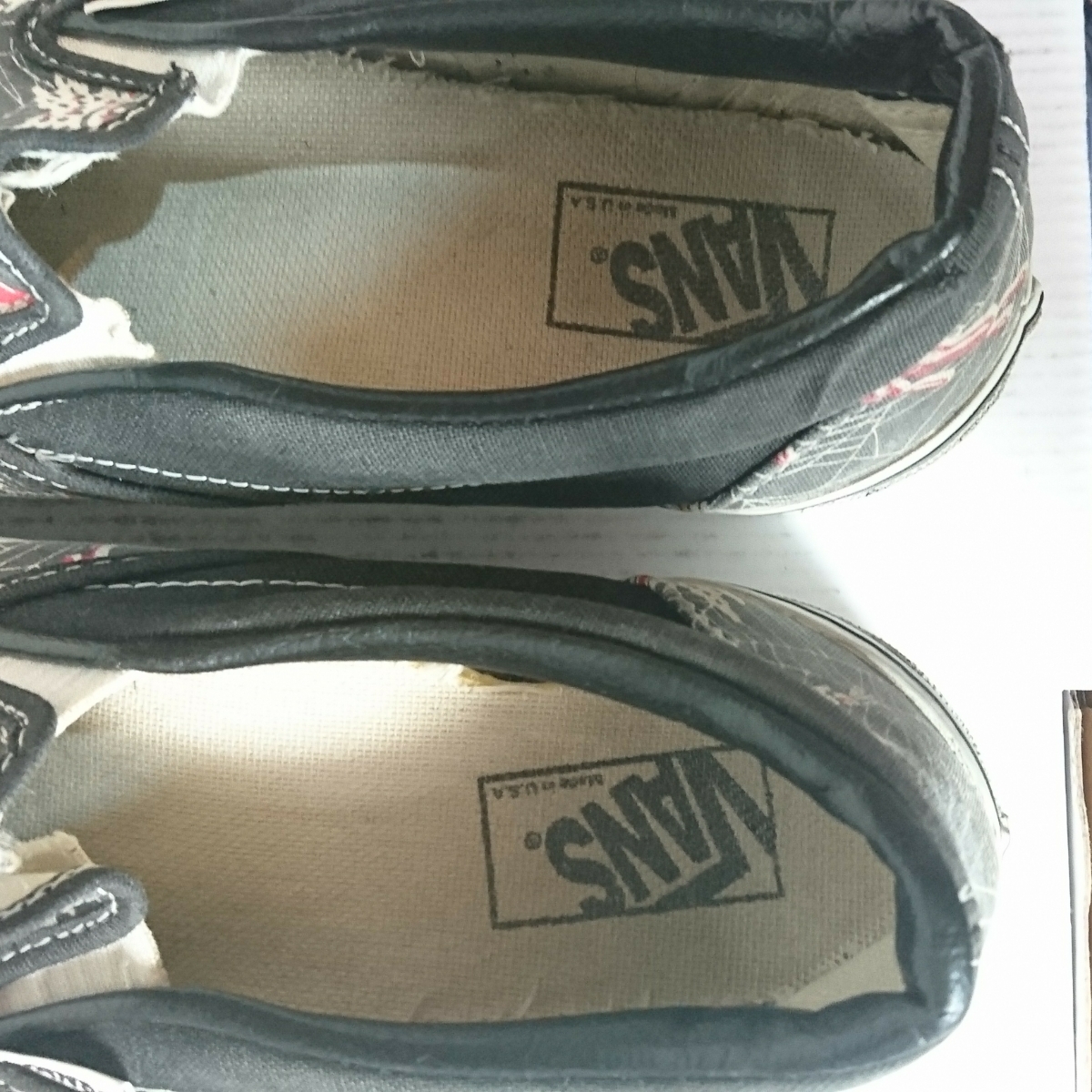 90s vans usa ビンテージ skull spider スカルスパイダー柄 オールド 