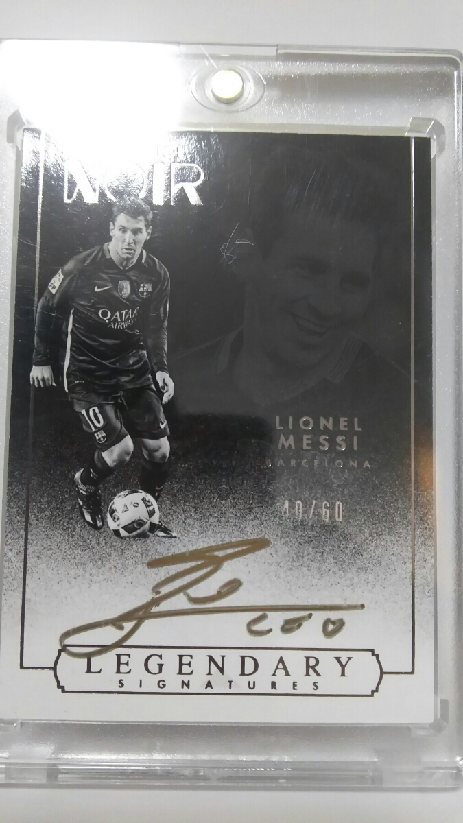 PANINI メッシ 直筆サインカード 直書き メッシ直書き PANINI NOIR