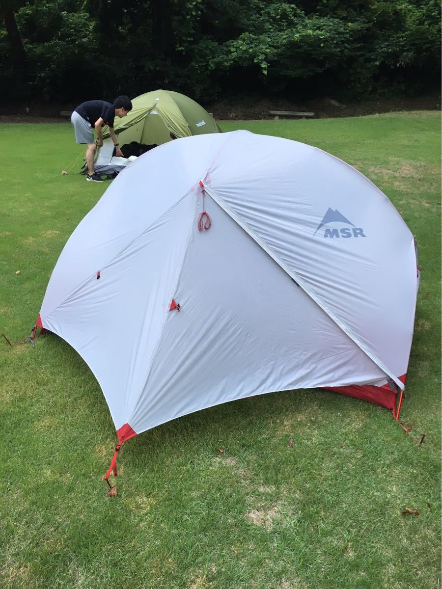 使用1回 総額7万 MSR ハバハバ hubbahubba NX 専用フットプリント付 軽量テント 登山 キャンプ
