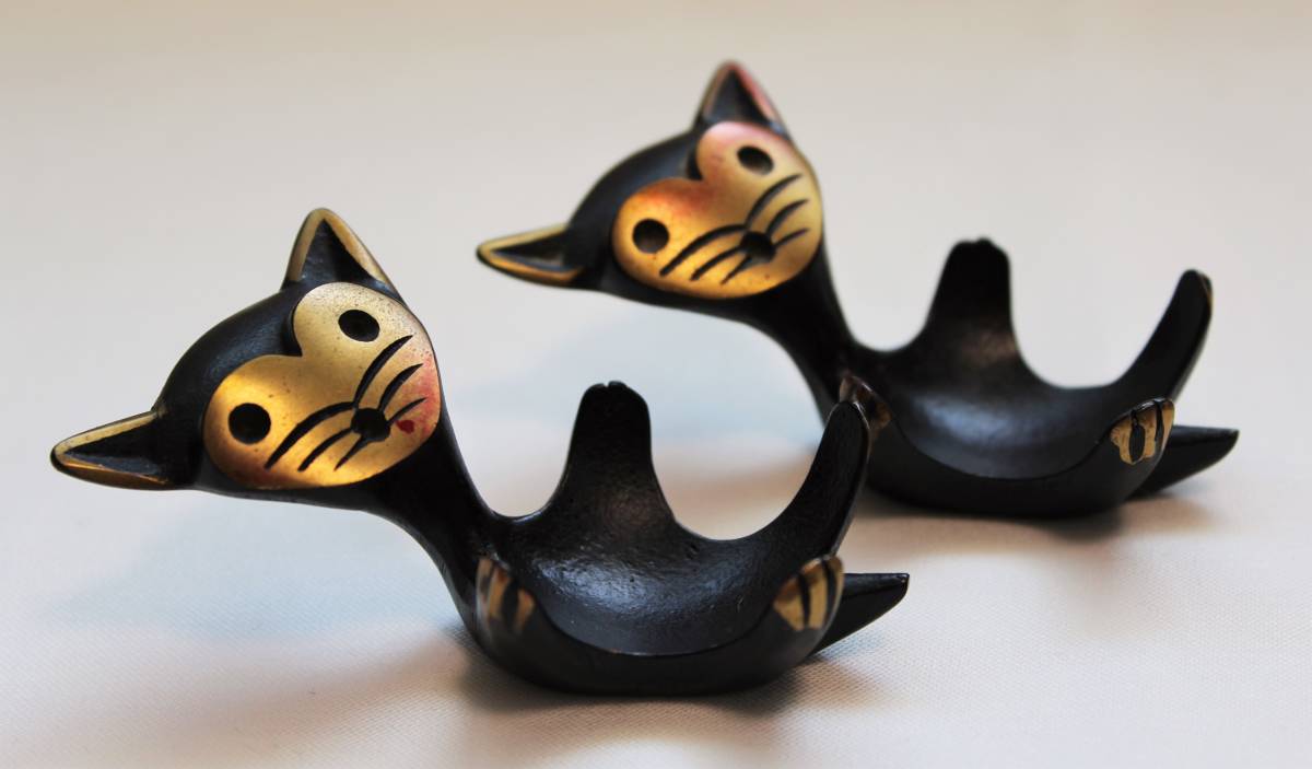 Walter 希少 Walter Bosse ウォルターボッセ 子猫 キャンドルホルダー