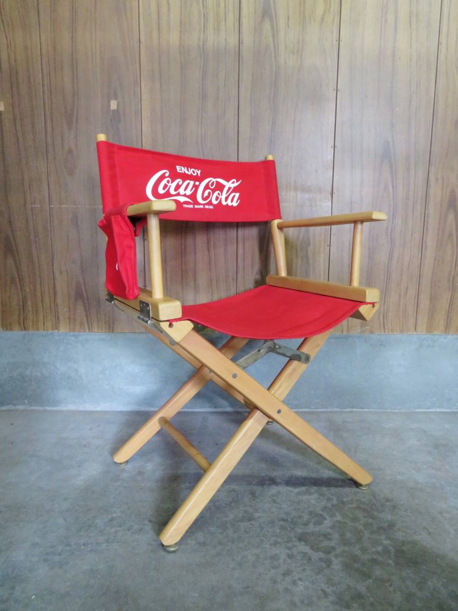 Coca-Cola ディレクターズチェア 80's コカ・コーラ CocaCola ヴィンテージ ディレクターチェア 木製