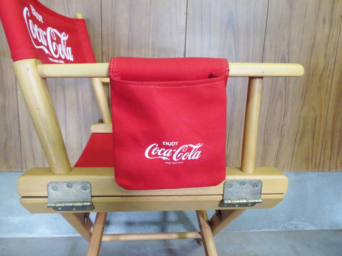 80's コカ・コーラ CocaCola ヴィンテージ ディレクターチェア 木製