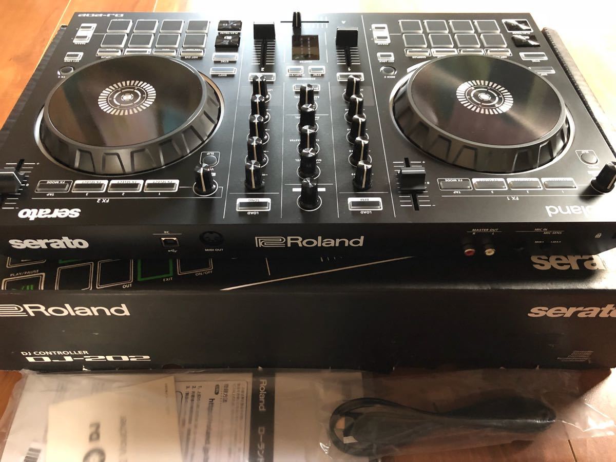 Roland DJ-202 コントローラ 美品 ,RolandDJ-202中古美になります