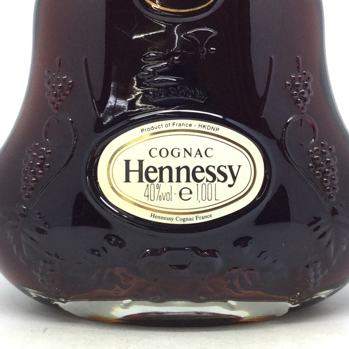 金キャップ クリアボトル XO ヘネシー 1000ml Hennessy ブランデー