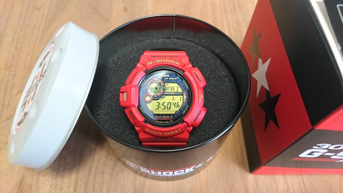 美品 正規品 CASIOカシオ G-SHOCK 限定 30周年モデル GW-9330A-4JR MUDMAN