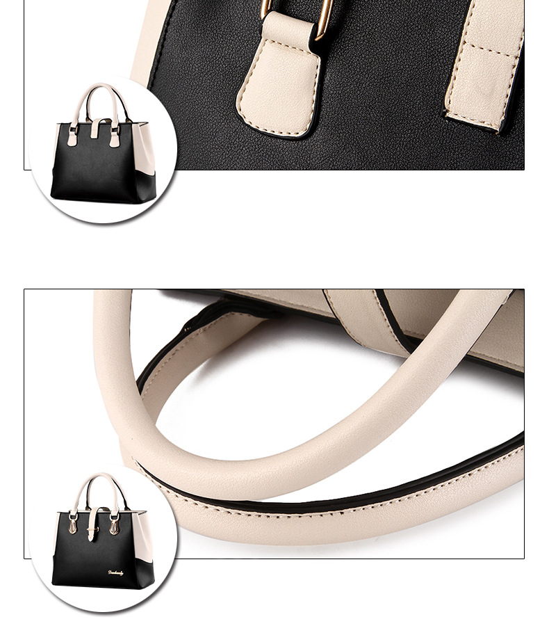NICOLE&DORIS 2018年の新しい黒と白のfaishonスタイルのハンドバッグ 