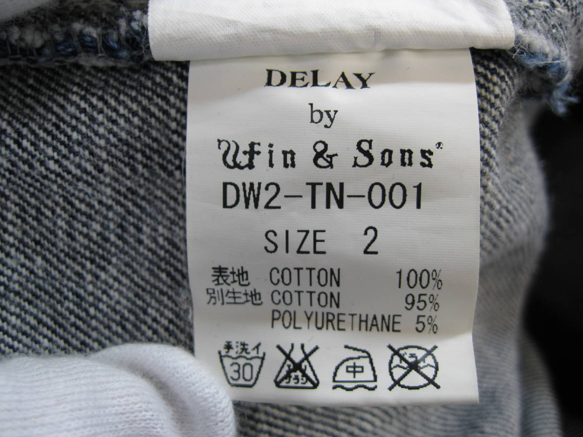 Y0803-111R/ DELAY by win&sons つなぎ オールインワン ディレイ バイ