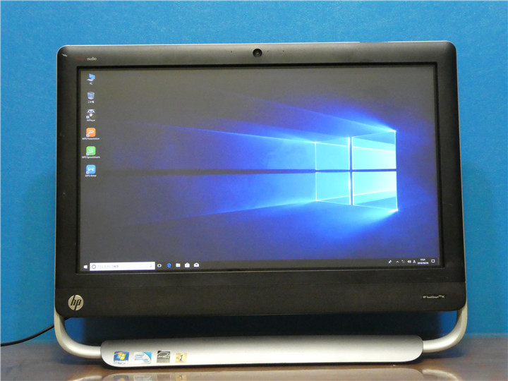 大画面タッチパネルHP TouchSmart 520-1050JP Pentium G620 4GB 500GB 一体型 Win10 ...