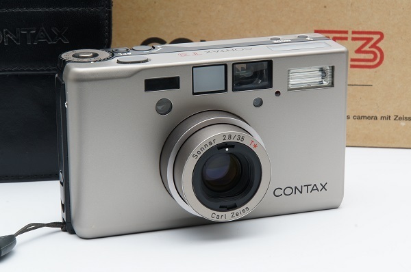 全国無料，大得価 フジヤカメラ ジャンク品 KYOCERA CONTAX T３ チタンカラー 元箱付 京セラ コンタックス フィルムコンパクトカメラ(コンパクトカメラ)｜売買されたオークション情報、yahooの商品情報をアーカイ コンパクトカメラ