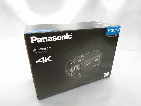 未使用】Panasonic パナソニック ビデオカメラ HC-VX985M ブラック ※箱