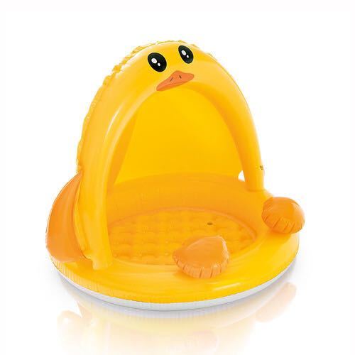 ダック ベビープール ひよこ INTEX トイザらスオリジナル 1～3歳用 1.02m×83cm ベビーサンシェードプール ボールプール 子供用 丸_5