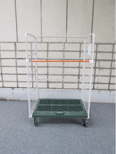 中古品】ヤマト インダストリー コンビテナー P-80 カゴ台車 コンビ 