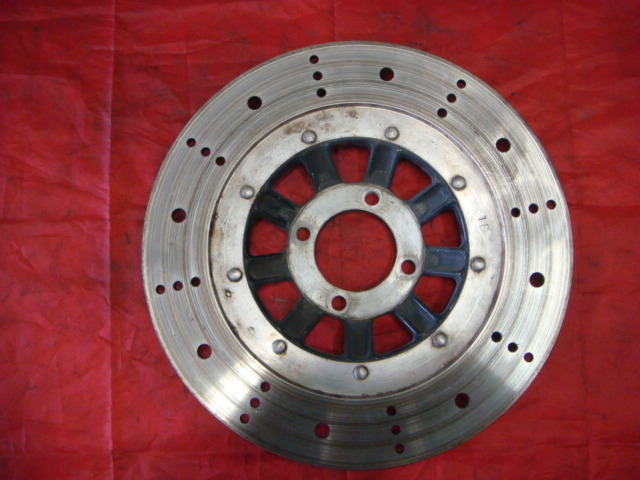 KZ1000取り外し 純正 4穴 穴空き ディスクローター　 (Z750/Z900/Z1000/A4/A5/D1/KZ/LTD/当時物