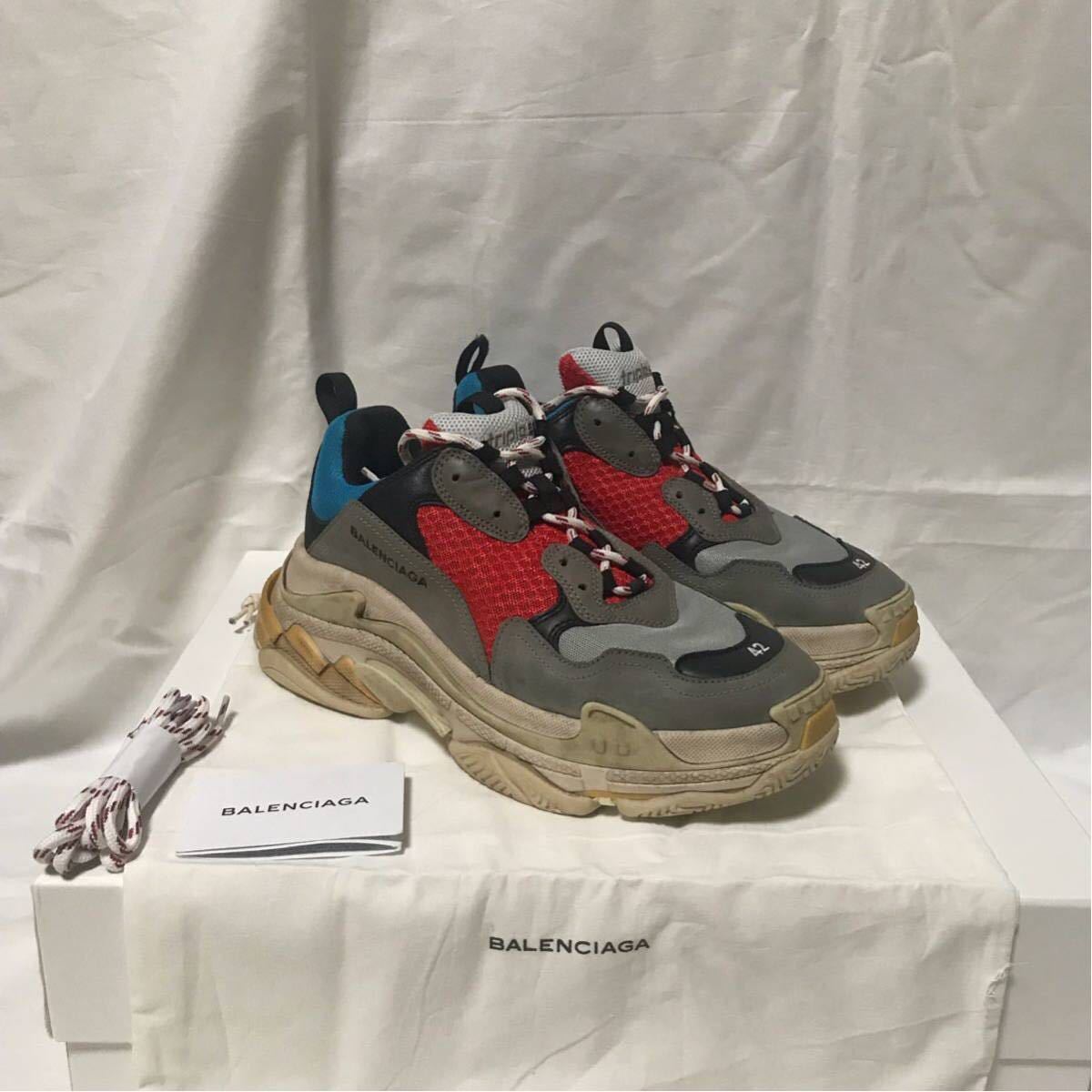 1万円スタート BALENCIAGA triple s イタリア製 バレンシアガ トリプル 