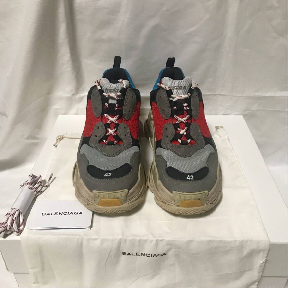 1万円スタート BALENCIAGA triple s イタリア製 バレンシアガ トリプル 