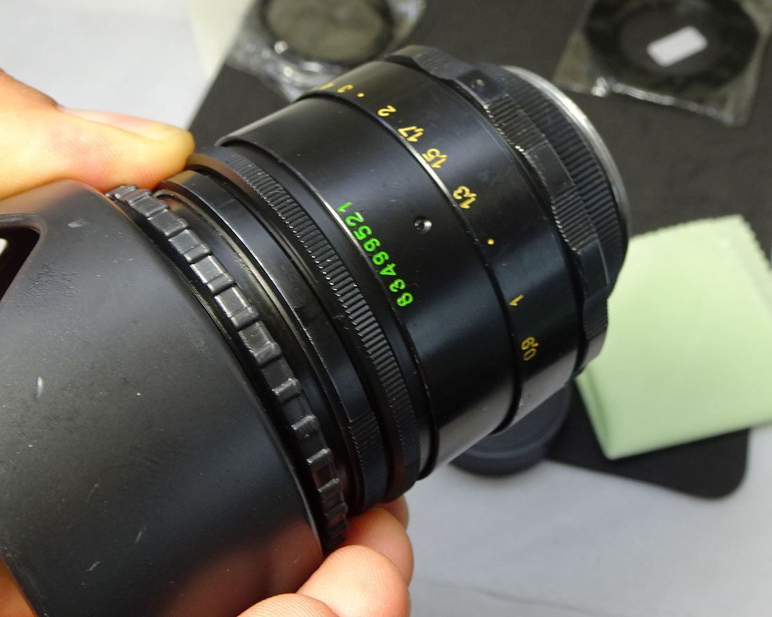 未使用 ぐるぐるボケレンズ ヘリオス 44-2 M42アダプター付 55 未使用