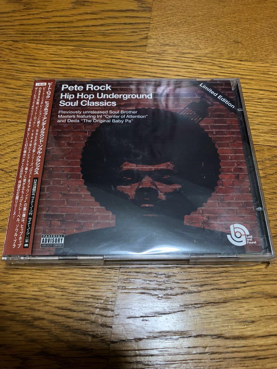 廃盤レア日本盤2CD Pete Rock / Lost & Found Hip Hop Underground 