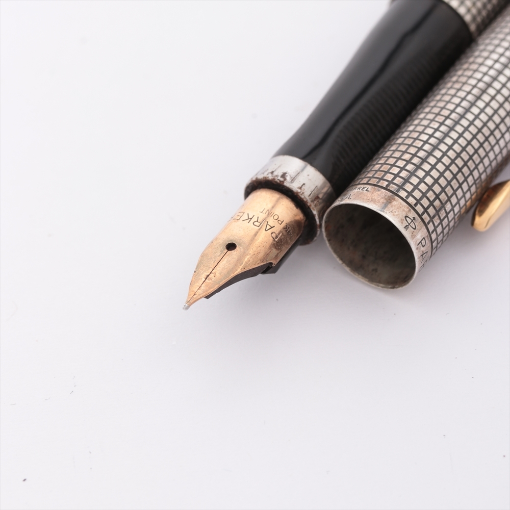 ジャンク品 パーカー PARKER ソネット 万年筆 ペン先14C インク切れ