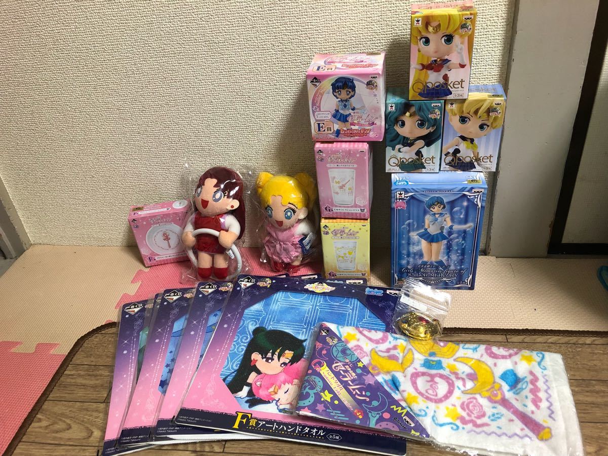 セーラームーン フィギュア 雑貨セット！ Qposket 劇場版「美少女戦士 