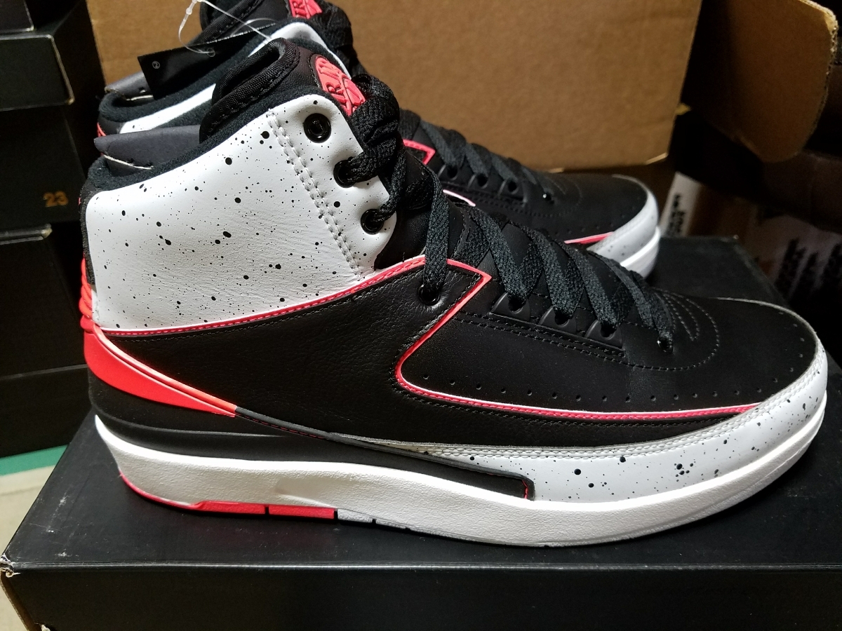 AIR JORDAN 2 RETRO INFRARED 27.5 og 1 3 4 5 6 7 melo levis off 