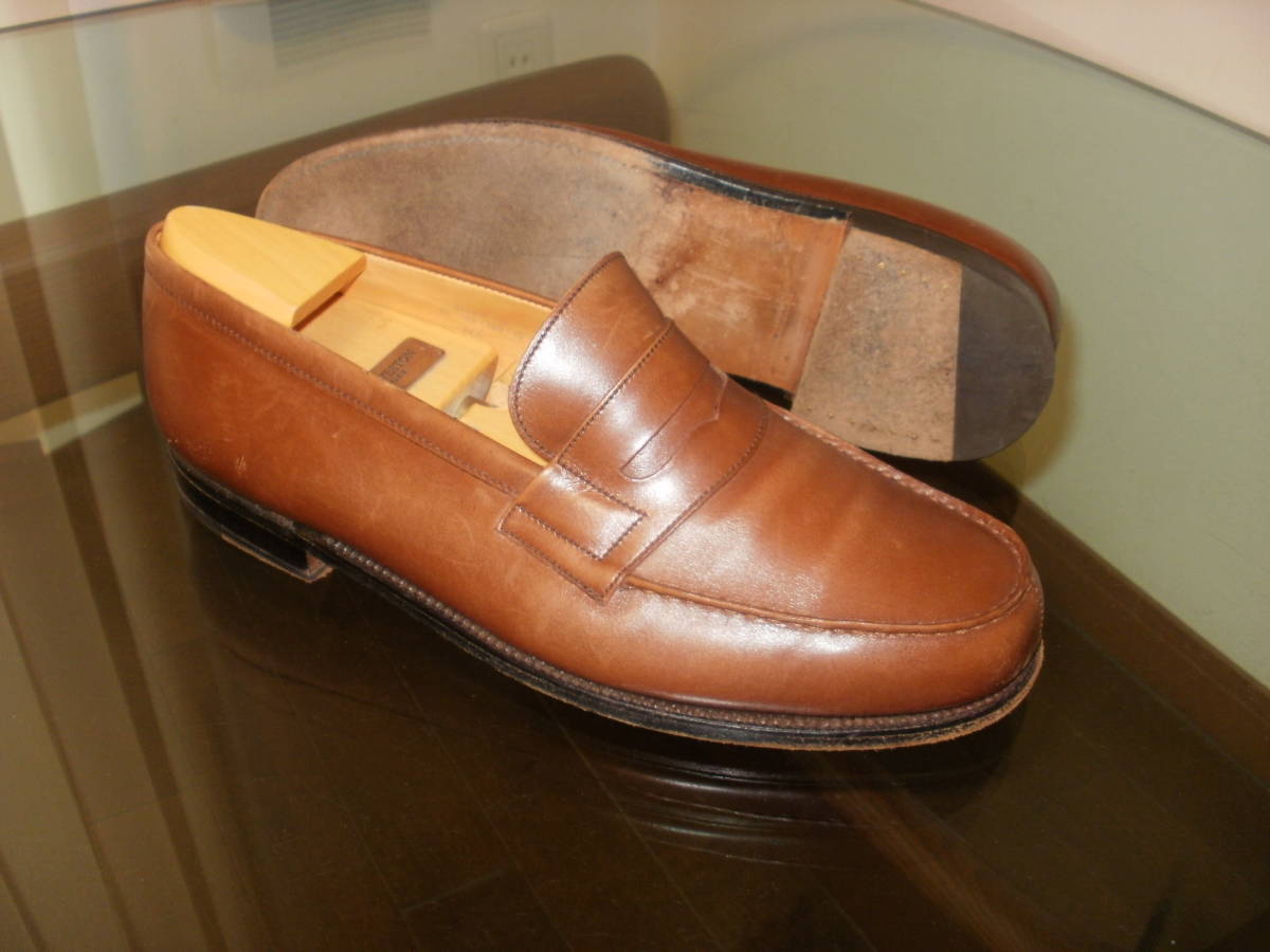 新品J JM WESTON 598 サイズ8 1/2 E SPLIT TOE CLASSIC DERBYシューズ 