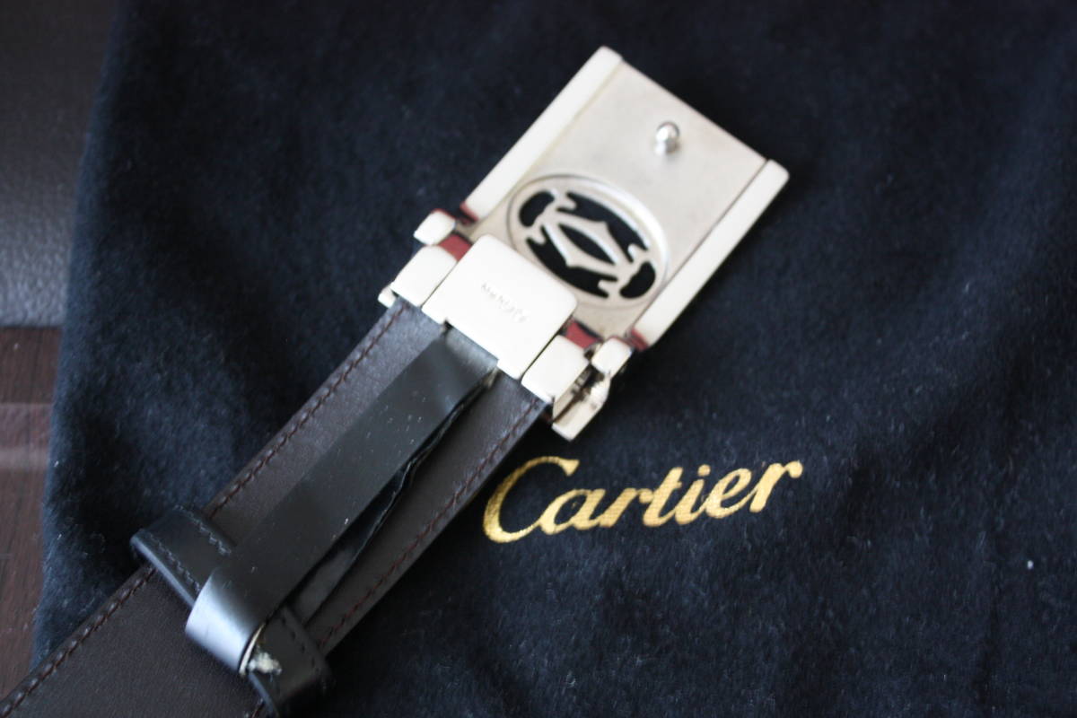販売卸売り 美品/カルティエ/Cartier/ロゴ/バックル ベルト/メンズ