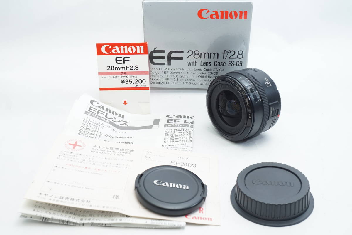 F2.8 Canon EF28mm IS : 単焦点レンズ USM 28mm フルサイズ対応 - EF 