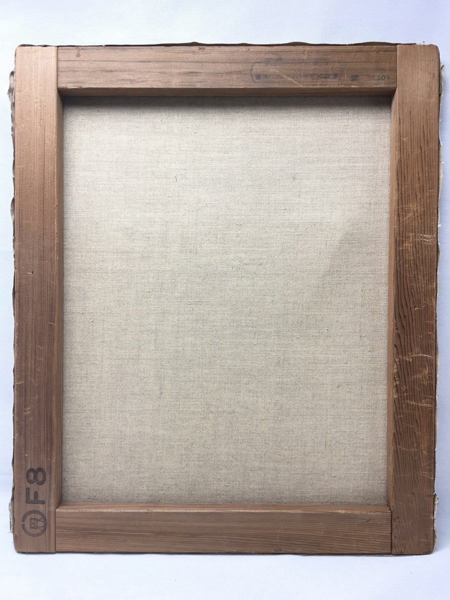 本物保障 】絵画 肖像画 小野日佐子 直筆 肉筆 油絵 キャンバス