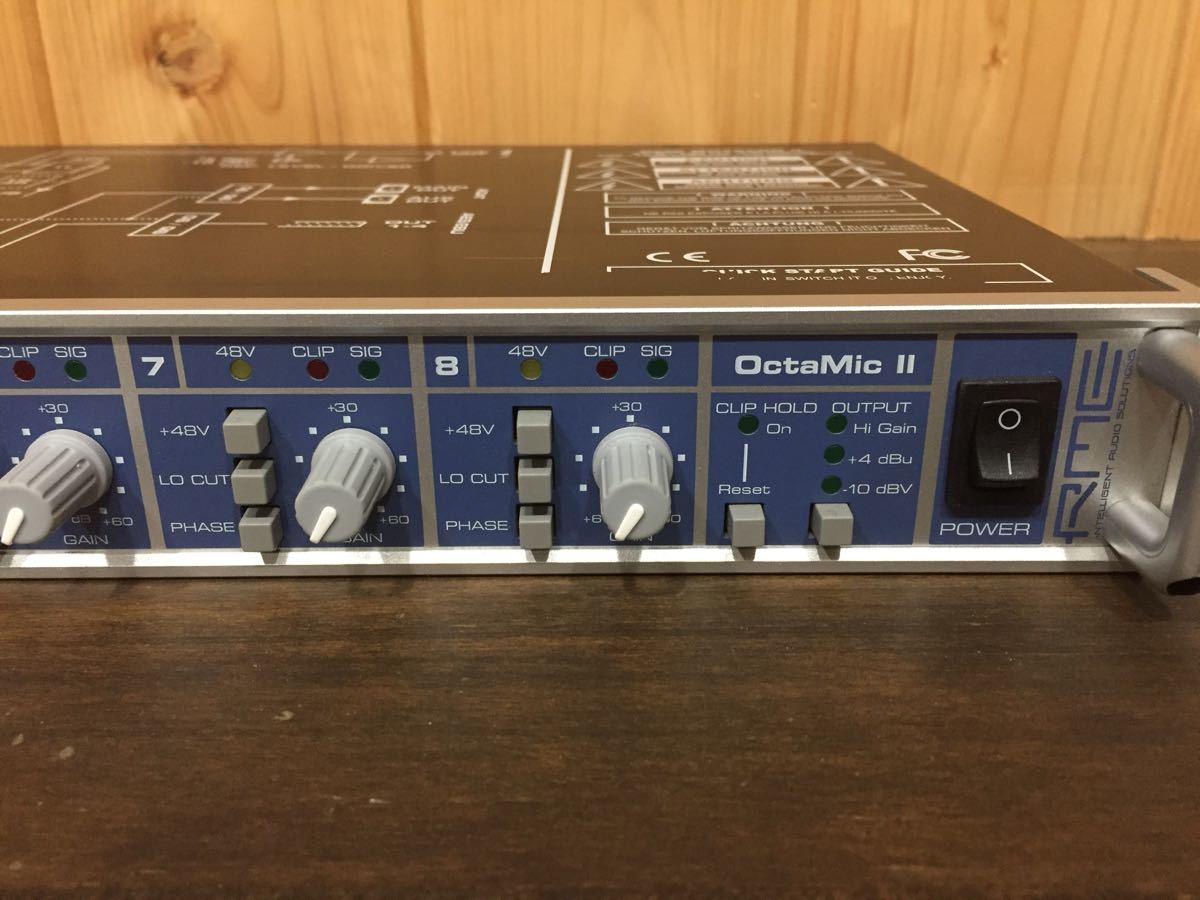 OctaMic RME Preamp Converter II XTC Microphone & A⁄D ⁄ RME: 8