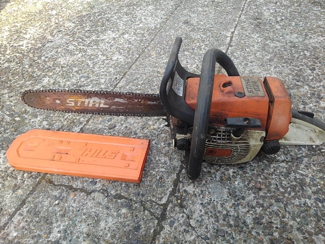 新品，品質保証 STHIL エンジンチェンソー 024 バー40cm 引き取り歓迎 スチール(チェーンソー)｜売買されたオークション情報、yahooの商品情報をアーカイブ公開 - オークファン 木工用