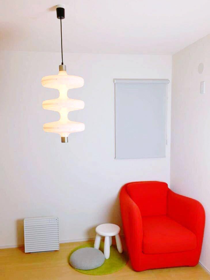 レトロポップペンダントライト】検:レトロカラー天吊り照明ミッド