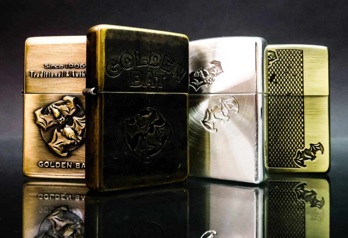 BAT ゴールデンバット GOLDEN ZIPPO ライター本体 ジッポの通販 