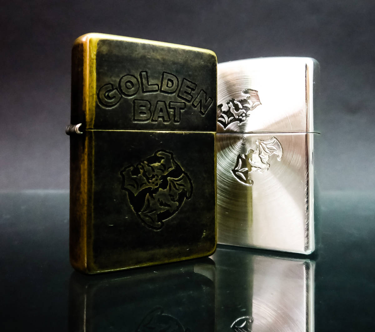 BAT ゴールデンバット GOLDEN ZIPPO ライター本体 ジッポの通販 