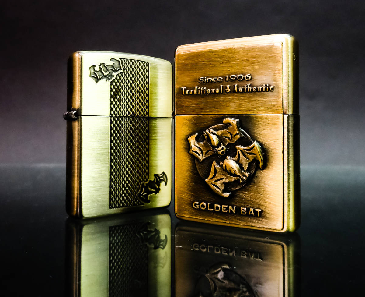 BAT ゴールデンバット GOLDEN ZIPPO ライター本体 ジッポの通販 