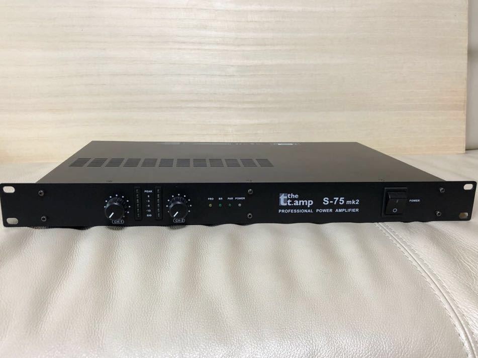 中古）thomann S-75 mk2 トマン パワーアンプ thomann 【公式通販】